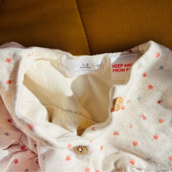 Zara baby girl floral dress 1-3M - Picture 5 of 7